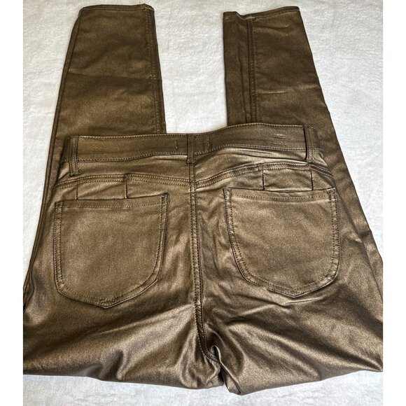 Gibson Latimer Womens Metallic Bronze Skinny Jeans Size 10 - Picture 10 of 10